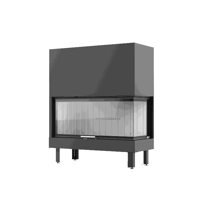 Foyer Frame de Girolami avec système de ventilation silencieux, idéal pour une diffusion homogène de la chaleur et un confort thermique optimal