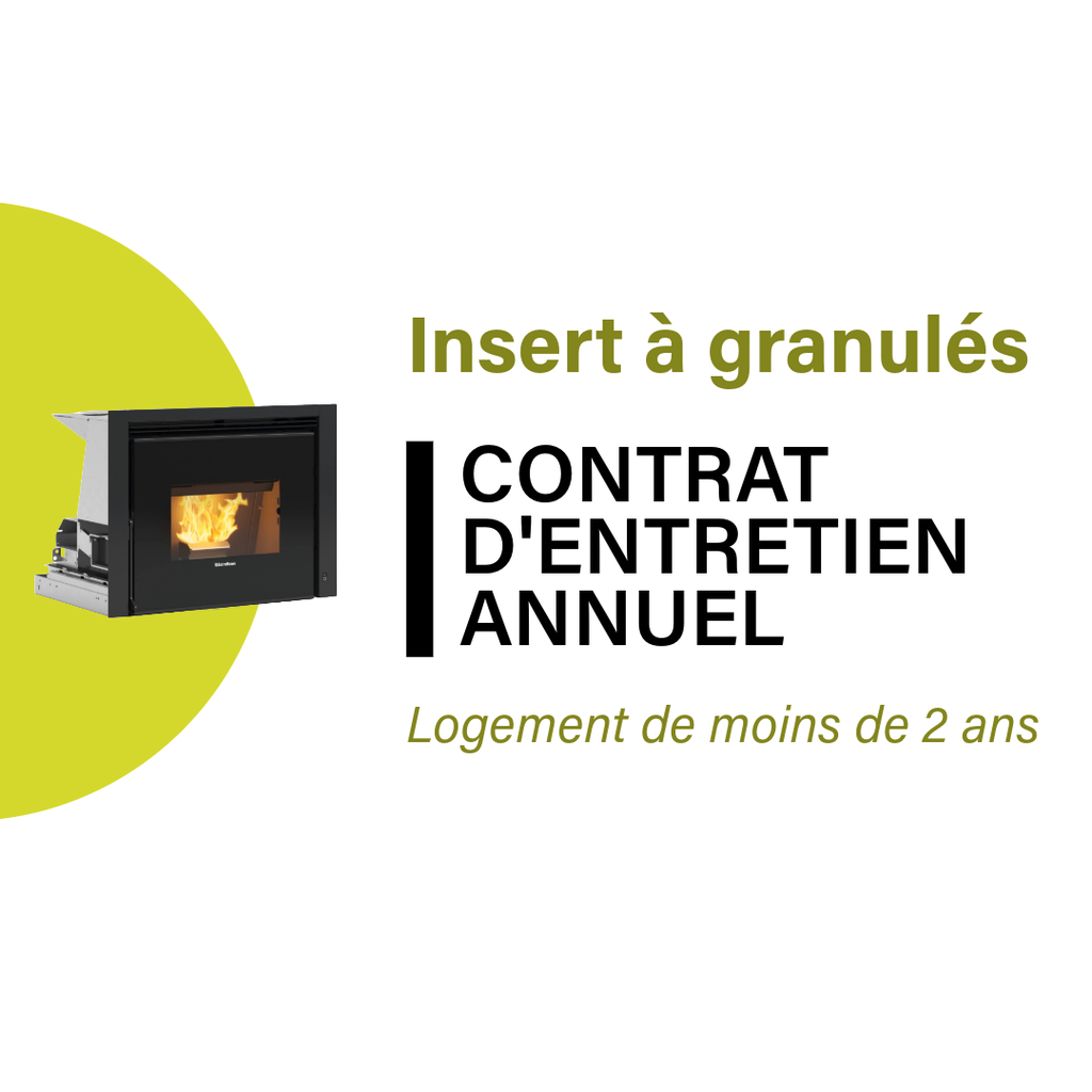 Contrat d'entretien annuel Insert à granulés
